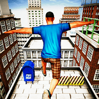 City Parkour Sprint Runner Simulator Rooftop Game