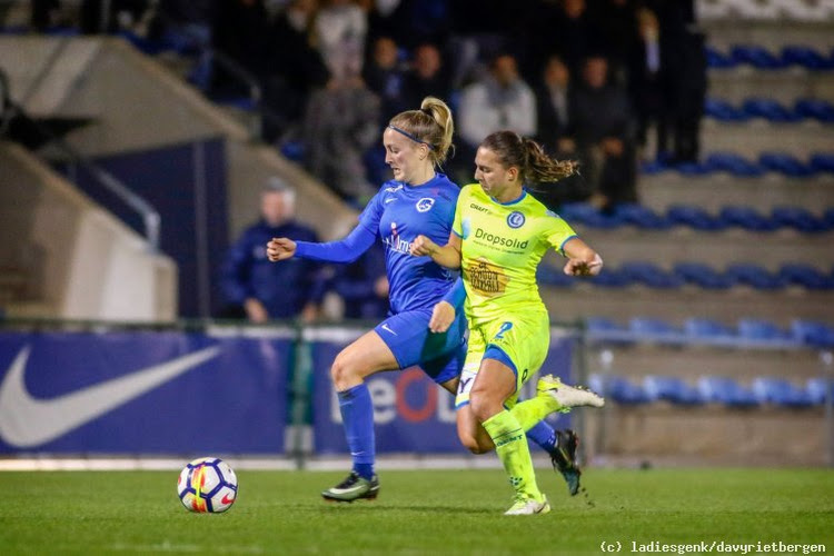 Er was ook nog voetbal in de Super League: KAA Gent Ladies gaan winnen op bezoek bij KRC Genk Ladies