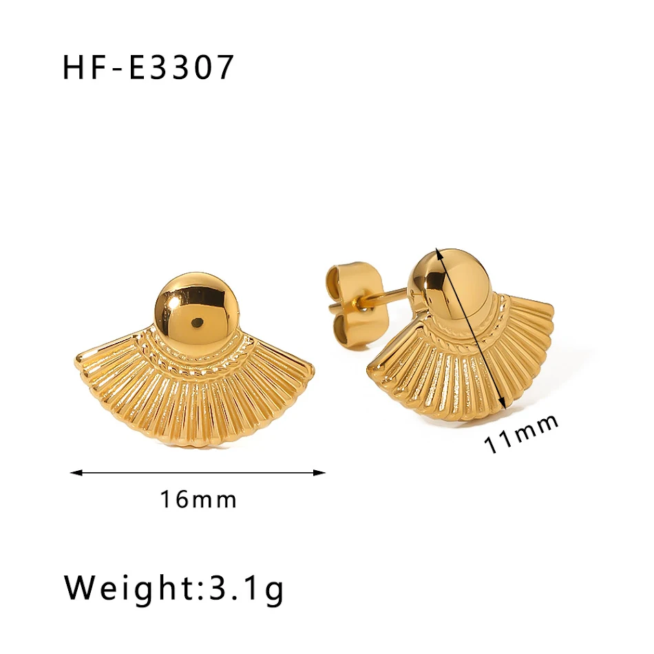 Französische romantische Muschel Ohrringe Beliebtes Ornament Damen Accessoire Strandlook Elegant und stilvoll Geschenkidee Modeschmuck
