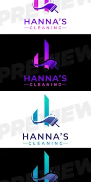 Hannas cleaning Logo