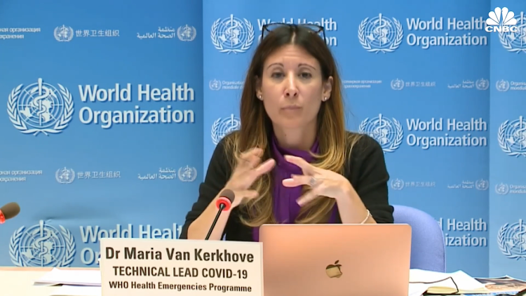 Maria Van Kerkhove, head of WHO's emerging diseases and zoonosis unit.