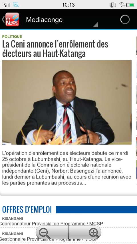Congo DR News Screen 2