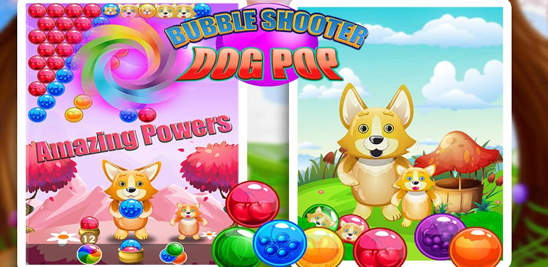 Puppy Pop Dog Bubble Shooter, Free Fun Blast