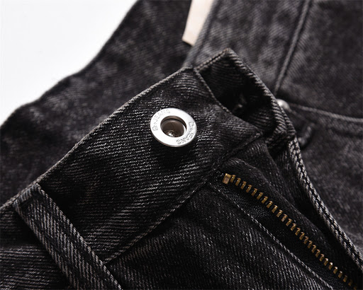Title 4, Mens Raw Edge Denim Trousers, a modern and sty...