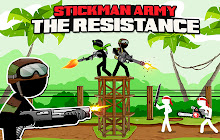 Stickman Army Resistance Game New Tab small promo image