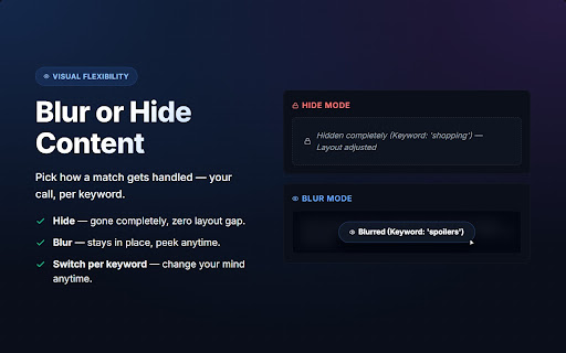 ElementHider: Hide Content & Spoilers screenshot 2