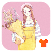 Cartoon Theme - Flower Girl 1.0.0 Icon