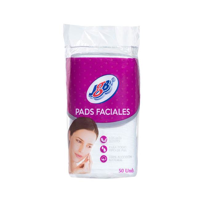 Pads Faciales JGB Algodón 100% x 50 und  