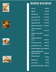 Rozis kichen menu 1