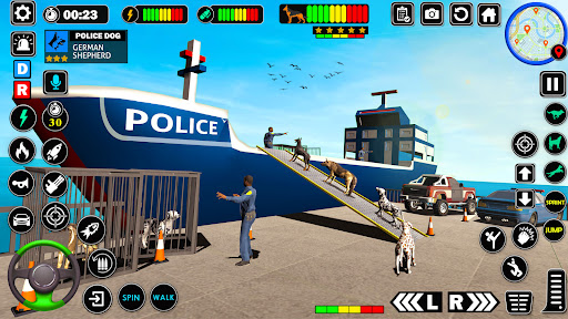 Screenshot Police Dog: 3D Transport Truck