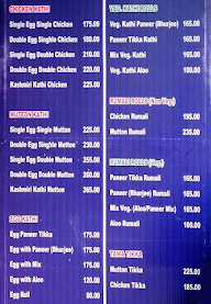 The Kathis menu 2