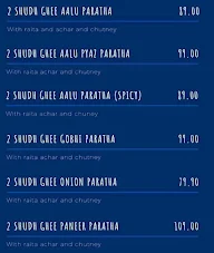 The Indian Paratha House menu 3