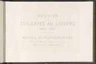 Titelpagina van Réunion des Tuileries au Louvre 1852-1857, album 4