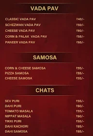 Magadi's Chat Cart & Rolls menu 1