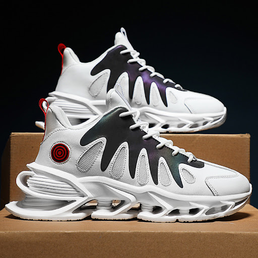 Title 3, Flying Woven Breathable Trend Basketball Shoes ...