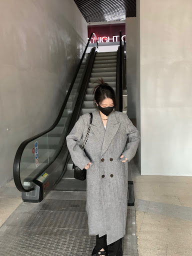 Title 3, Womens Temperament Commuter Wool Coat with tou...