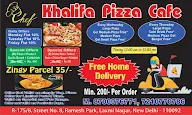 Khalifa Pizza Cafe menu 2