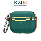 Ốp Case Dành Cho Airpods Pro 2, Kai.n Tpu Leather, Tpu Hoạ Tiết Da, Siêu Đẹp, Siêu Bền - Hàng Chính Hãng