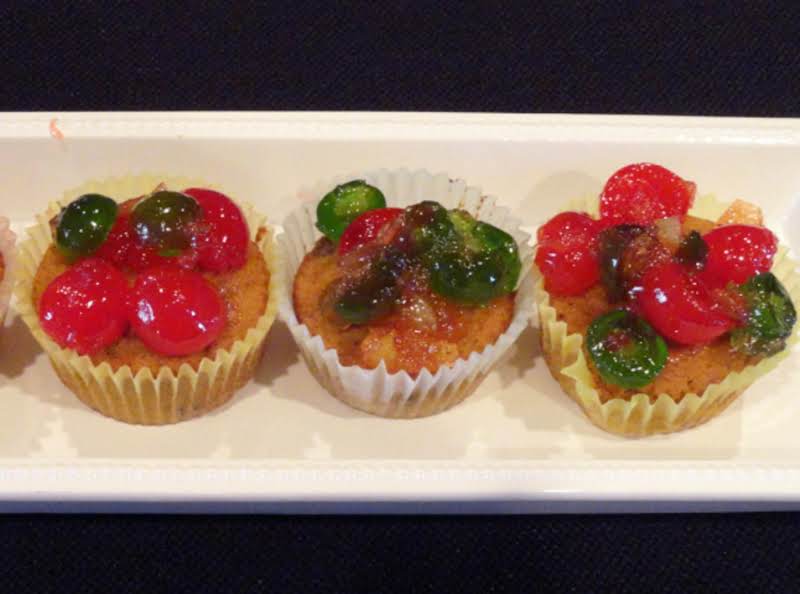 Miniature Fruitcake Cupcakes