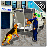 Police Dog Transport Truck Sim  Icon