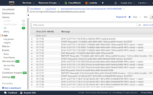 Colorize AWS CloudWatch Logs