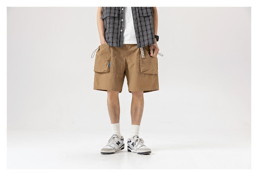 Title 17, Retro Fashion Mens Loose Outdoor Shorts for ul...
