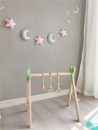 Title 7, INS Nordic style star moon decoration for a coz...