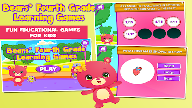 Fourth Grade Games Learning With The Bears التطبيقات على