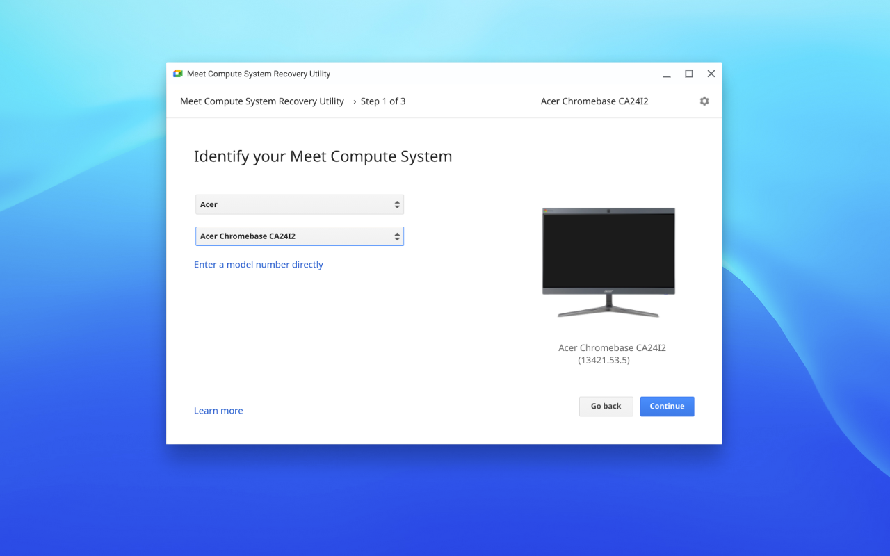 Meet Compute System Recovery Utility Preview image 0