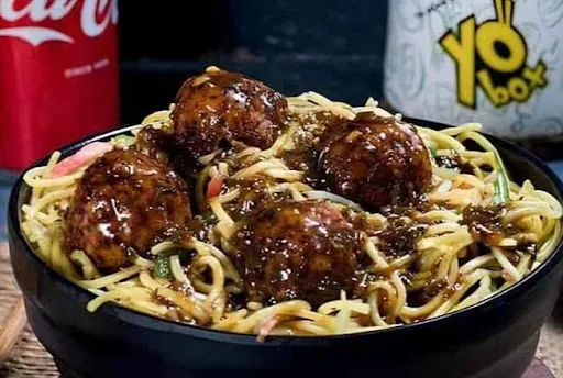 Noodles With Manchurian Dry