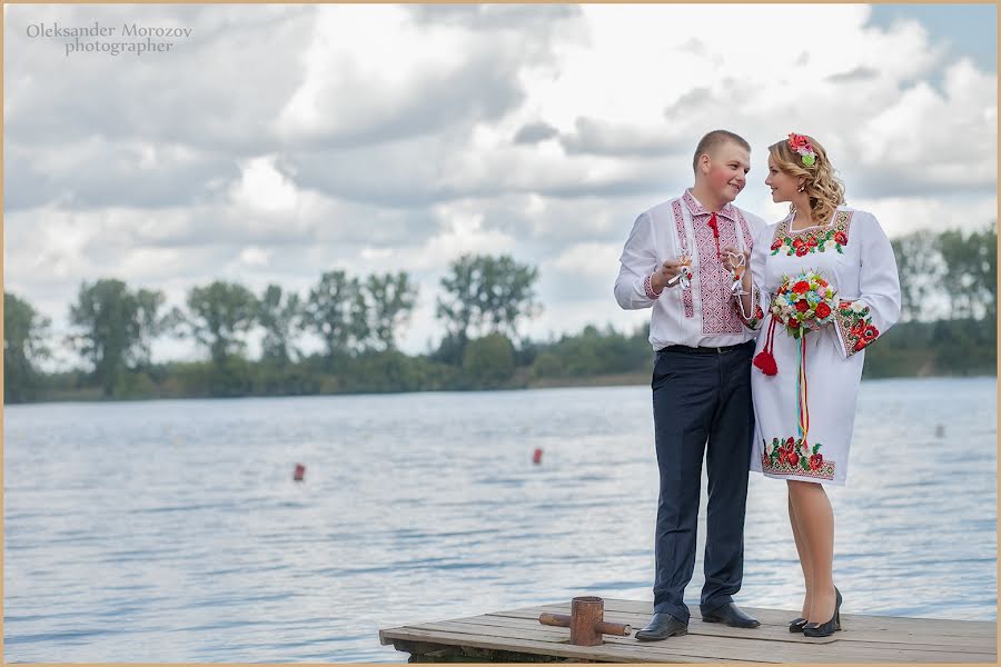 Huwelijksfotograaf Aleksandr Morozov (msvsanjok2). Foto van 24 oktober 2014