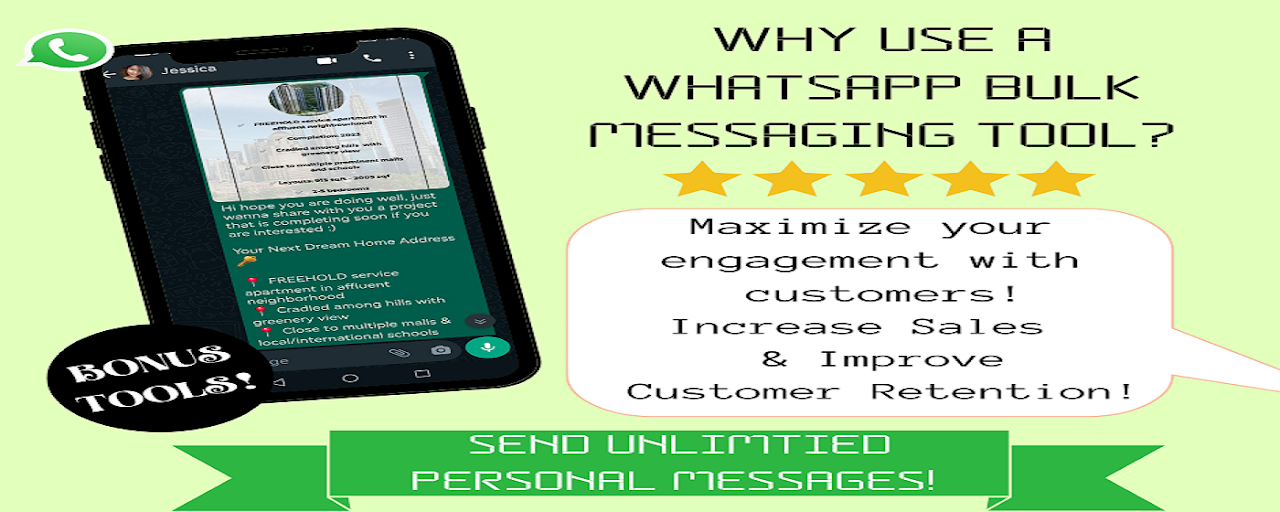 WAPlus Sender - WA Message Web Sender Preview image 2