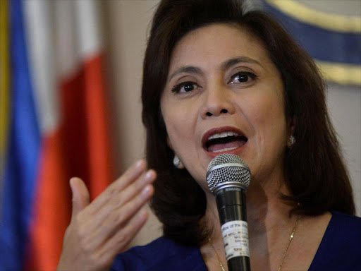 Philippines Vice President Leni Robredo speaks during a news conference following her resignation from her post in President Rodrigo Duterte's cabinet, at the Quezon City Reception House, Metro Manila, Philippines December 5, 2016. /REUTERS