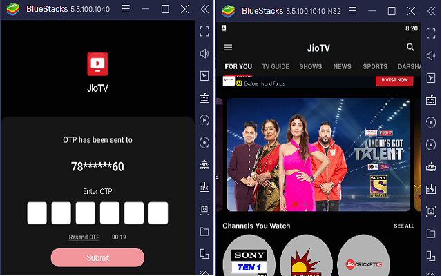 Watch Jio TV on PC/Laptop - Online Live Web Preview image 1