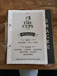 The Cups Cafe menu 1