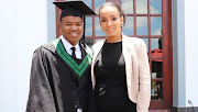 Loyiso with his wife Jennifer at Henley Business School in Johannesburg.