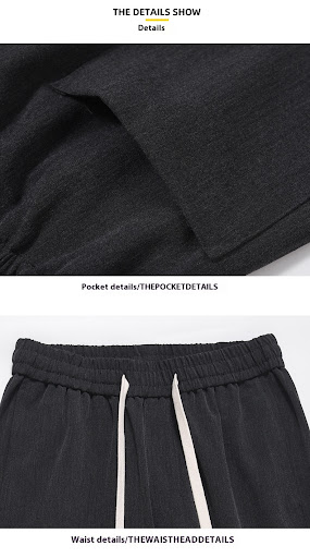 Title 10, Mens All-Match Small Zipper Casual Pants Versa...