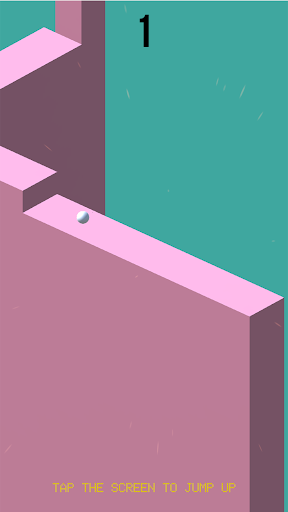 Screenshot Tap for Fun: Zigzag Jump