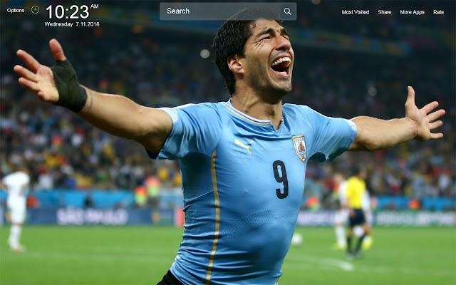 Luis Suarez FullHD New Tab Wallpapers