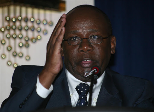 ADVISER: Attorney General Githu Muigai addresses participants during the Federation of Kenya Employers annual general meeting in a Nairobi hotel on April 17.Photo/HEZRON NJOROGE