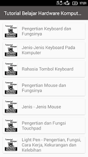 Tutorial Belajar Hardware Komputer - náhled