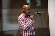 Controversial ousted SABC executive Hlaudi Motsoeneng receives a hero's welcome from ANC Youth League members in a visit to Durban on Tuesday. Picture by Rogan Wards