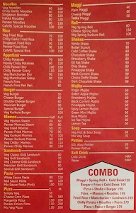 Pizza Lover menu 1