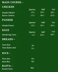 The Curry Mistri menu 6