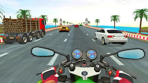 Highway Traffic 3D Bike Racing