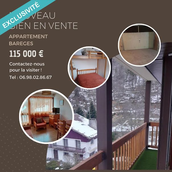 Vente appartement 2 pièces 33 m² à Barèges (65120), 115 000 €