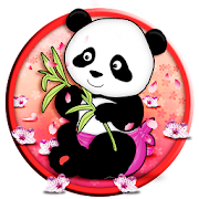 Cute Panda Baby Theme  Icon