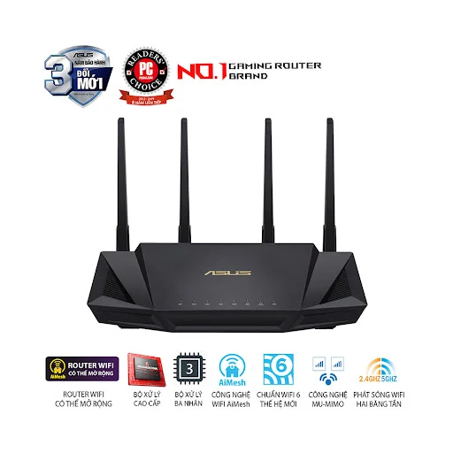 Router Wifi 6 Asus TUF-AX3000