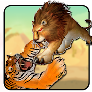 Lion Vs Tiger: Wild Adventure 1.11 Icon