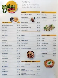 Gabru menu 2